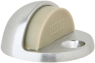 Ives By Schlage 060F Flexible Door Stop, Chrome Satiné, 1 Pack