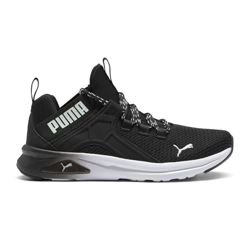 PUMA Womens Enzo 2 Revamp Running Sneakers Shoes - Black