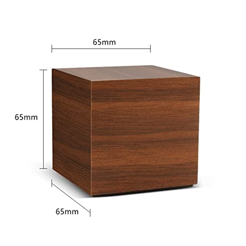 Relojes de escritorio electrónicos con control de voz y pantalla LED de madera 4
