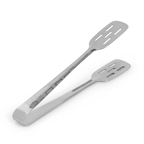 Image of Kitchen Expert Stainless Steel Tong | Serving and Frying Tong | Steel Utility Tong for Kitchen | Perfect for BBQ | Chimta | Set of 1