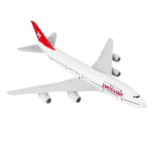 Image of Toys Uncle Diecast Aeroplane Scale Model, (B747 Swiss)