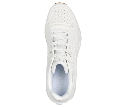 Skechers Men's Tres-Air Uno-Casairal Fashion Sneakers, White, 12