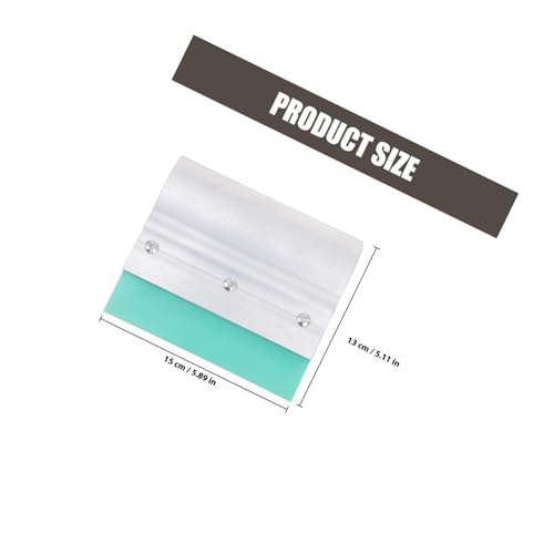 Raclette de sérigraphie aluminium 2pcs et lame caoutchouc pour impression textile