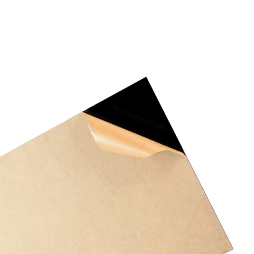 Image of 3pcs Acrylic Sheet 4 inch x 6 inch, 1 /8 inch (3mm) Thick Black Acrylic Panel for Photo Frame, Craft, DIY Display Projects, Advertisement Signs, Shelves