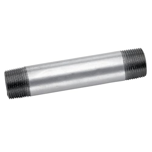 Anvil 8700153300 Steel Pipe Fitting Nipple, 1-1/4 inch NPT Male x 8 Inch Galvanized