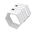 Weiße Sechseckige Regale, Hexagon, Wabenablage - 3er Set Hexagon