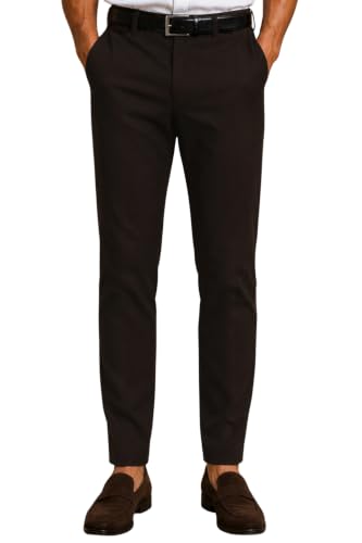 Image of Louis Philippe Men's Regular Fit Fashionable Pleated Trouser Work Ready Solid Formal Trouser