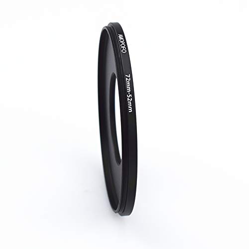 Image of 72mm to 52mm /72mm-52mm Step-Down Ring Filter Adapter for All Brands UV,ND,CPL,Metal Step-Down Ring Adapter
