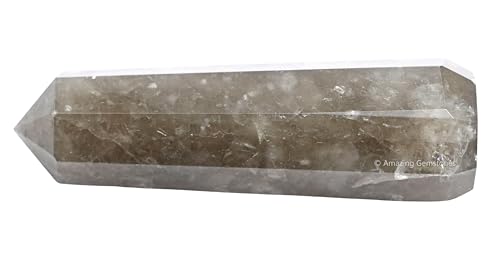 Image of Amazing Gemstone Smoky Quartz Crystal Towers - Natural Healing Crystal Point Obelisk for Reiki Healing and Crystal Grid (2 inch to 3 inch Inch)