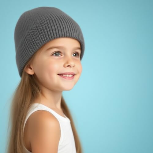 Double Pom Pom Winter Warm Knitted Beanie: Soft Knit Skull Caps with Detachable Pom Pom for Girls & Boys4