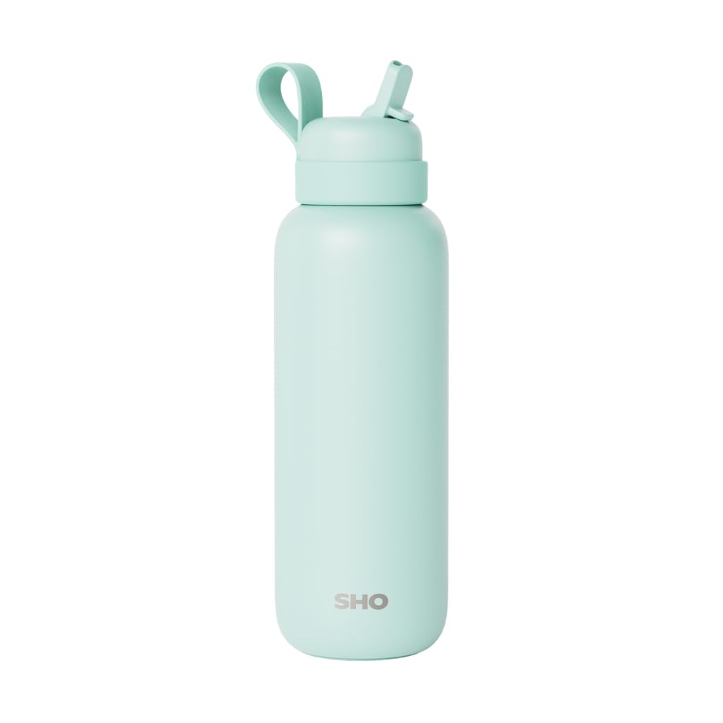 SHO Newt Insulated Stainless Steel Water Bottle (Mint, 500ml)