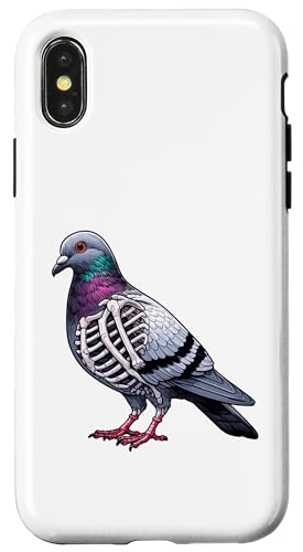 iPhone X/XS X-ray Pigeon Body Anatomy Radiography Skeleton Case