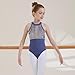 Hotfiary Lace Leotard for Girls Toddler Kids Teens Sleeveless Ballet Leotards Dance Gymnastics Gym Outfits with Open Back