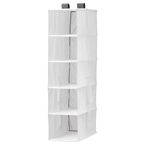 RASSLA Hanging Shelves Storage with 5 compartments, White, 25x40x...