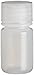 Wheaton 209426 Natural LDPE Leak Resistant Wide Mouth Bottle with 28-410 Screw Cap, 39mm Diameter x 68mm Height, 2oz Capacity (Case of 72)