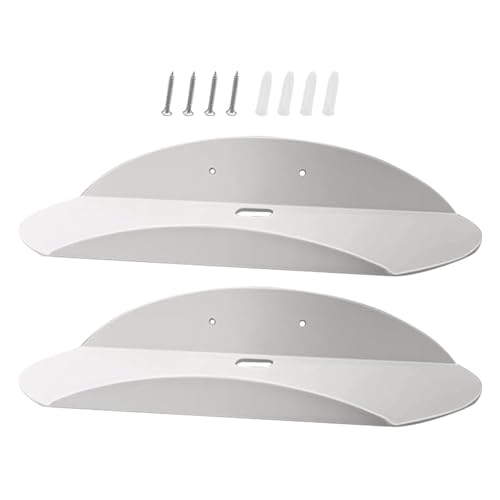 Estantes de Pared Acrílicos | 2 Piezas Soporte para Macetas de Pared,Soporte Ahorrador de Espacio para Cuadros - para Guardería Cocina Ducha Sala de Estar Ventana Plantas Fotos Obras de Arte Trofeos B
