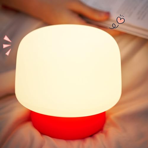 Lampe rechargeable en silicone champignon multicolore enfant - 7