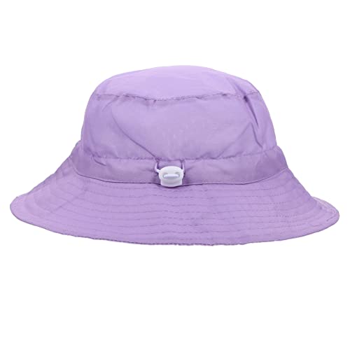 Adjustable Beach Hat Protective Bucket Hat for Boys Lightweight Compact for Summer Fun and Photography Purple