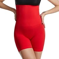 Munaafi Hi-Waist Tummy Control Shapewear Girdle Waist Butt Lifter Panty Plus Size Body Shaper (5XL, Red)