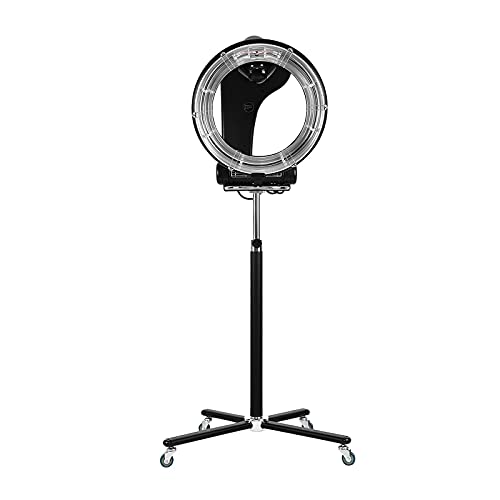 XinYun 3 in 1 Standing Hair Dryer, Hair Color Processor UFO Orbiting Infrared Hair Dryer with Rotating Wheels for Easy Mobile, Salon Equipment 110V 950W