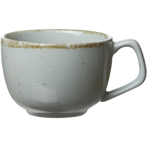 Ritzenhoff & Breker Kaffeetasse Casa, 200 ml, Obertasse im Vintage-Look, Mix & Match-Geschirr, Spülmaschinenfest & Mikrowellengeeignet, Porzellan, Blau