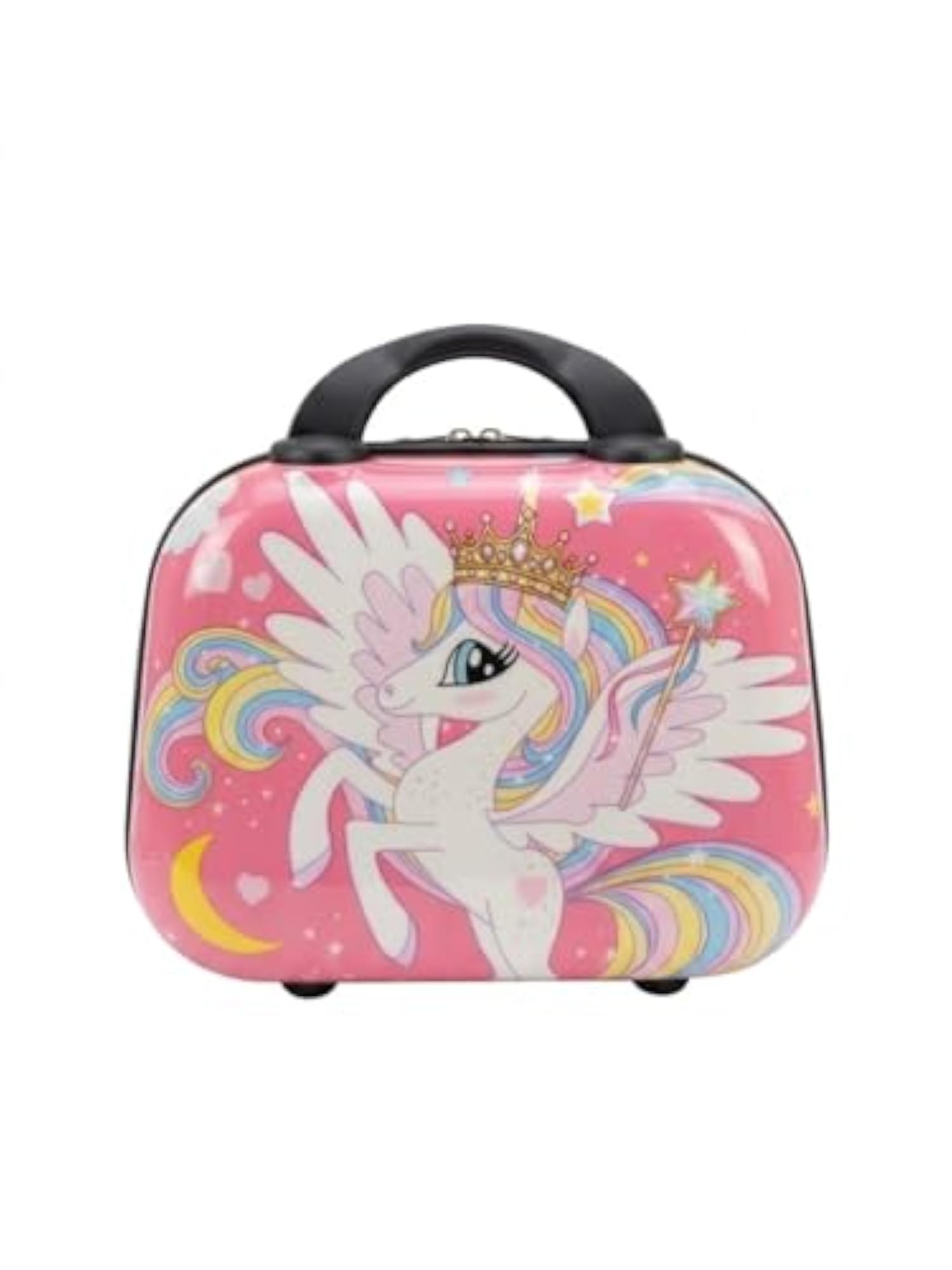 Small Protective Carry-on Suitcase for Kids, Princess Design