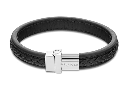 Tommy Hilfiger Jewelry Armband für Herren aus Leder Schwarz - 2790375