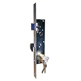 BAUER - Haken-Schloss Profil 40x40 | Schiebetorschloss, Schiebetore, Einsteckschloss, Hakenfalle
