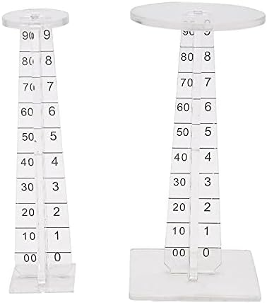 Flying Miniatures Combat Riser (Set of 2) Acrylic Laser Cut Flight Stand Terrain from 0 to 9999 ft Perfect for D&D, Dungeons and Dragons, Warhammer and Other Tabletop RPG