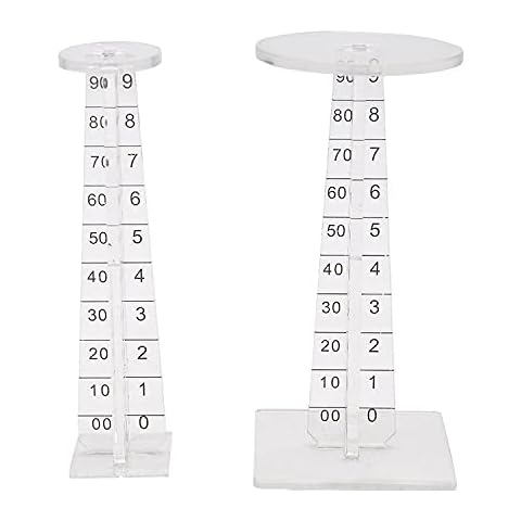 Flying Miniatures Combat Riser (Set of 2) Acrylic Laser Cut Flight Stand Terrain from 0 to 9999 ft Perfect for D&D, Dungeons and Dragons, Warhammer and Other Tabletop RPG Cover