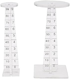 Flying Miniatures Combat Riser (Set of 2) Acrylic Laser Cut Flight Stand Terrain from 0 to 9999 ft Perfect for D&D, Dungeons and Dragons, Warhammer and Other Tabletop RPG