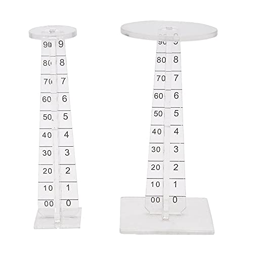 Flying Miniatures Combat Riser (Set von 2) Acryl Laser Cut Flight Stand Terrain von 0 bis 1000 Fuß Perfekt für D&D, Dungeons und Dragons, Warhammer und andere Tisch-RPG Cover