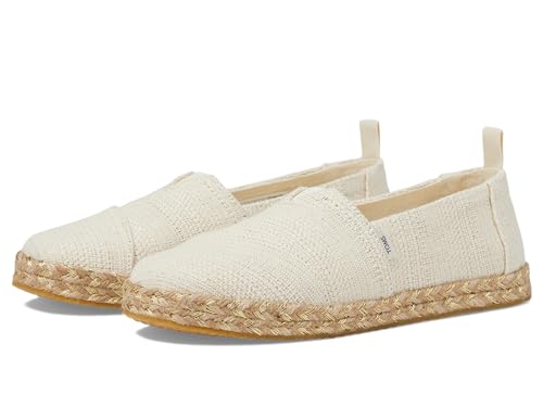 Mocasín plano para niñas TOMS Alpargata que evita el cansancio al caminar