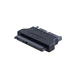 CableCreation SATA 22Pin Female to Micro SATA 16Pin Male Adapter, 16 pin Micro SATA (Male),2.5” Sata 22Pin to 1.8” Micro Sata Male Converter