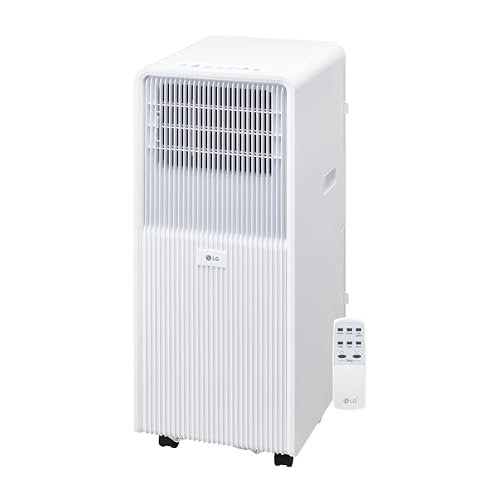 Image of LG 8000 BTU (DOE) / (11000 ASHRAE) Portable Air Conditioner Cools 350 Sqft Easy Install, Remote Control, LCD Display, Washable Filter Eco-friendly AC Unit, White LP0825WFR