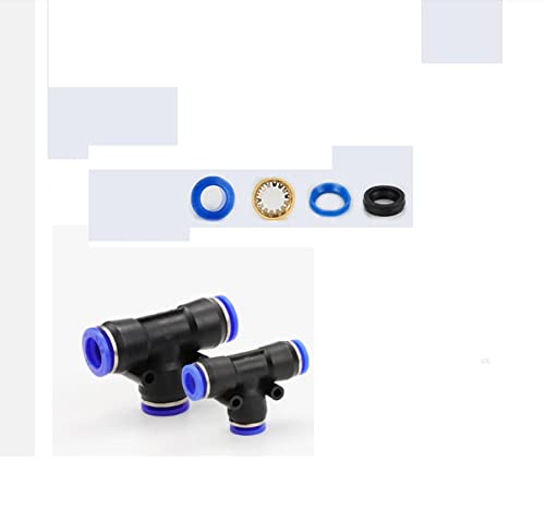 Raccordo Pneumatico A T 6 Mm IQS Connettore Ad Aria - Foto 5