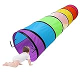 Spieltunnelzelt für Kinder, Krabbeltunnel,Tunnel Kinder,Pop Up...