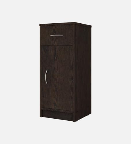 Image of Nest Multipurpose Storage Unit | Engineered Wood | Free-Standing Cabinet | Dark Wenge Finish | Spacious & Durable | Easy Knock-Down Assembly