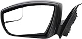 Kool Vue Driver Side Power Non-Heated Mirror for Ford Focus 2015-2018 With Spotter Glass; Without Signal Light & Puddle Lamp Textured Sedan