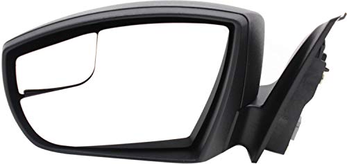 Kool Vue Driver Side Power Non-Heated Mirror for Ford Focus 2015-2018 With Spotter Glass; Without Signal Light & Puddle Lamp Textured Sedan