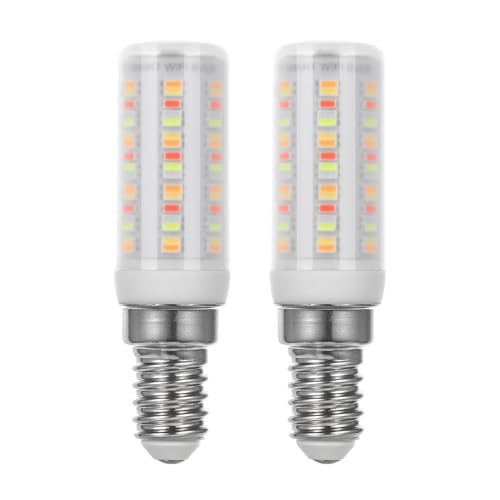 I-SHUNFA Lampadina LED WI-FI Smart E14 RGB, 4W, 400LM AC 230V, cambio colore con sincronizzazione musicale, 16 milioni di colori fai da te, multicolore dimmerabile, (2 pezzi* Bianco latte)