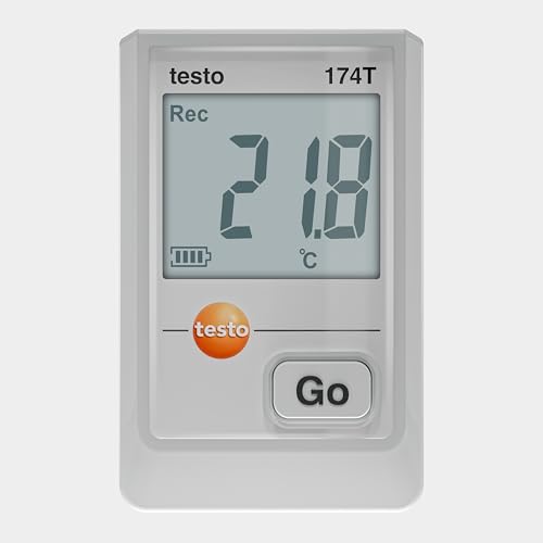 testo Registrador de datos de temperatura de 174 t