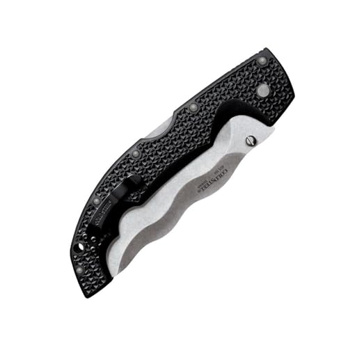 Cold Steel XL Voyager 5.5" AUS10A Razor-Sharp Kris Blade 6.75" Griv-Ex Handle Everyday Carry Tactical Folding Knife with Tri-Ad Lock4