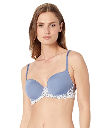 Image of Wacoal Womens Embrace Lace Lightly Padded Underwire Mid Coverage T-Shirt Bra, 853191