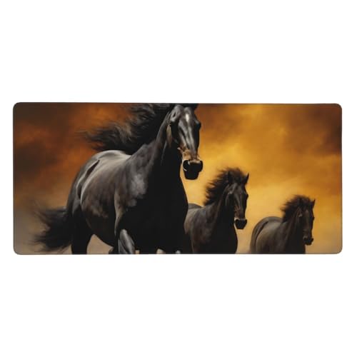 Grand tapis de souris 90x40 cm XXL pour clavier de course et ordinateur de bureau