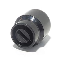 Black push on guitar switch tip This switch has a slot 4.9mm x 1.5mm