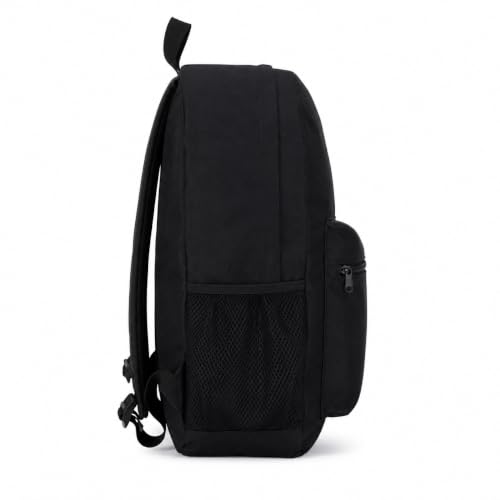 Image of Yacht & Smith 48 Pack 17 Inch Wholesale Children's School Backpack, 12 Assorted Colors - Bulk Water Resistant Knapsacks For School Age Kids (48 Pack Black)