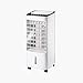 Condizionatore Portatile Silenzioso Casa Condizionatore Portatile, Ufficio Evaporativo Comando A Distanza Raffreddatore d'Aria, Personali Silenzioso Air Cooler Bianco