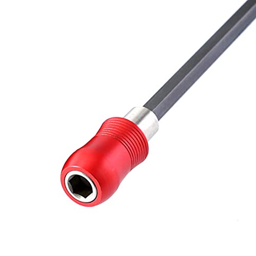 Seonfook 12 Inch Extension Bit Holder Magnetic Drill Bit Extension Bar Quick Release Change 1/4 Inch Hex Shank Extension Rod Socket Bit Holder For Power Drill Screwdriver #TOP1
