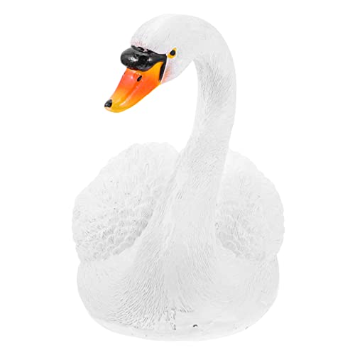 TOGEVAL Schwimmende Schwanenfigur Aus Kunstharz Gartendekoration...